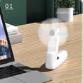 thumbnail image 4 of ZheElen Foldable Portable Fan With 3 Adjustable Speeds For Cooling: Speeds For Cooling Handheld Small Fan 2-in-1, 4 of 6