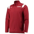 thumbnail image 2 of Men's Nike Crimson Alabama Crimson Tide 2021 Team Coach Quarter-Zip Jacket, 2 of 3