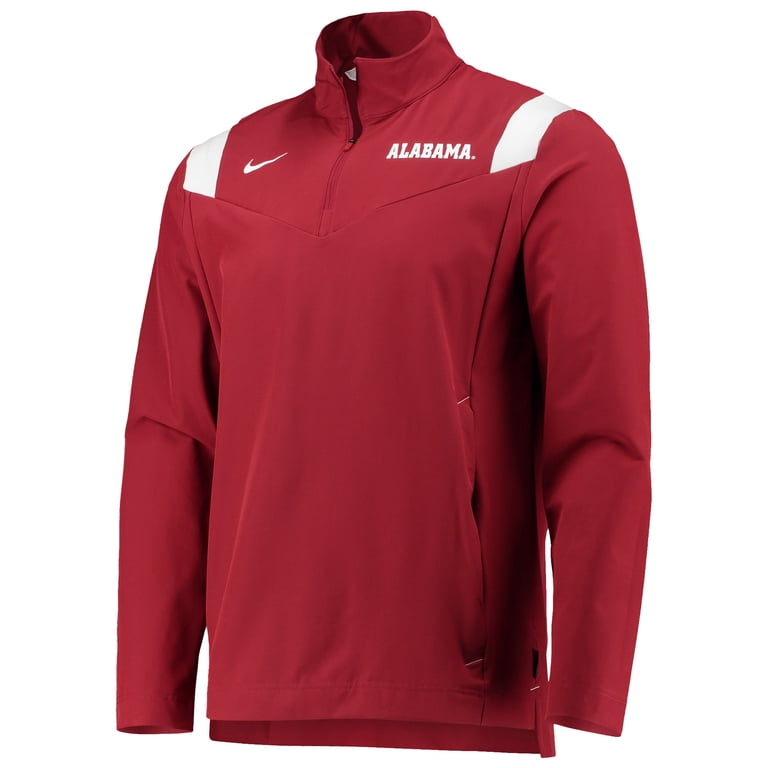Men's Nike Crimson Alabama Crimson Tide 2021 Team Coach Quarter