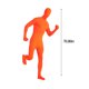 thumbnail image 3 of Traje de cuerpo entero unisex de licra elástica para adulto | Hombre que desaparece con cremallera en la espalda | Cosplay de Halloween, carnaval, fiesta, evento deportivo | Tallas 175-185 cm, 3 of 7
