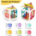 thumbnail image 2 of 6 Coloridos Juguetes Sensoriales de Formas, Tablero de Juguetes para Niños y Niñas, 2 of 5