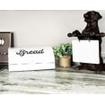 thumbnail image 2 of AuldHome White Bread Box; Farmhouse Vintage Enamelware Countertop Bread Bin, 2 of 2