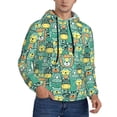 thumbnail image 2 of Salouo Animals with Leaf Pattern Men's Fall Hoodie Sweatshirt,Sport Hoodie with Pockets for Men Pullover Casual Hooded Sweatshirt-X-Large, 2 of 7