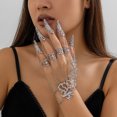thumbnail image 2 of Hollow Tapered Fingernail Cap Mitten-type Bracelet Women, 2 of 2