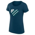 thumbnail image 2 of Women's G-III 4Her by Carl Banks  Navy Seattle Mariners Super-Slim Fit Lightweight Heart Graphic T-Shirt, 2 of 5