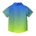 thumbnail image 6 of breaise Boys' Long Sleeve Button Down Shirt Tie Dye Collared Shirts with Chest Pocket Button Up Dress Shirt Uniform, 6 of 7