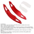 thumbnail image 4 of Steering Wheel Paddle Shifter For Subaru Forester Toyota Aluminium Red, 4 of 12