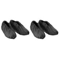 thumbnail image 1 of Uxcell Fundas de Zapatos Reutilizables Lavables y Engrosadas, Protectores de Zapatos Antideslizantes, Negras, 2 Pares, 1 of 6