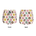 thumbnail image 5 of Lsque Colorful Donuts Printed Women's Running Shorts with Liner Pockets,Elastic Quick Dry Workout Athletic Gym Yoga Shorts,Womens High Waist Shorts-X-Large, 5 of 9