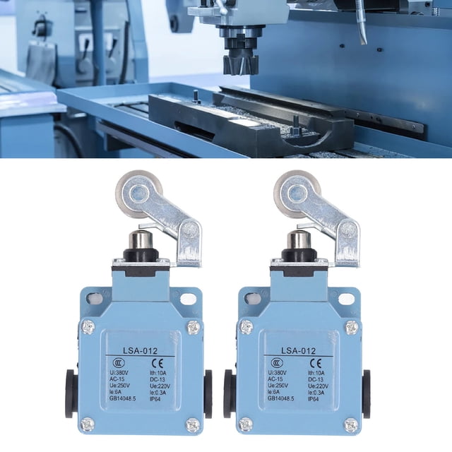 Interruptor De Límite Micro, Interruptor De Límite De 250 V O 220 V Incorporado En Estructura De Alta Rigidez De Doble Lengüeta 2 Piezas Para La Industria Médica