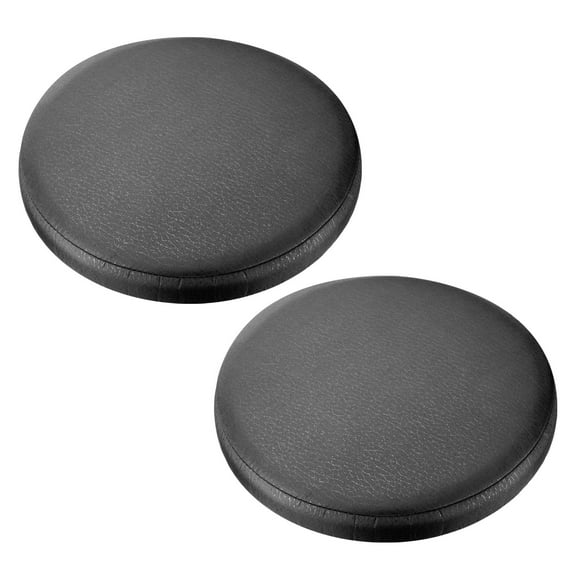 Uxcell 2Pcs Bar Stool Cushions, 14 inch Round Bar Stool Cover Seat Cushion Chairs Stool, Black