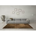 thumbnail image 3 of Ahgly Company Indoor Rectangle Abstract Orange Modern Area Rugs, 7' x 9', 3 of 4