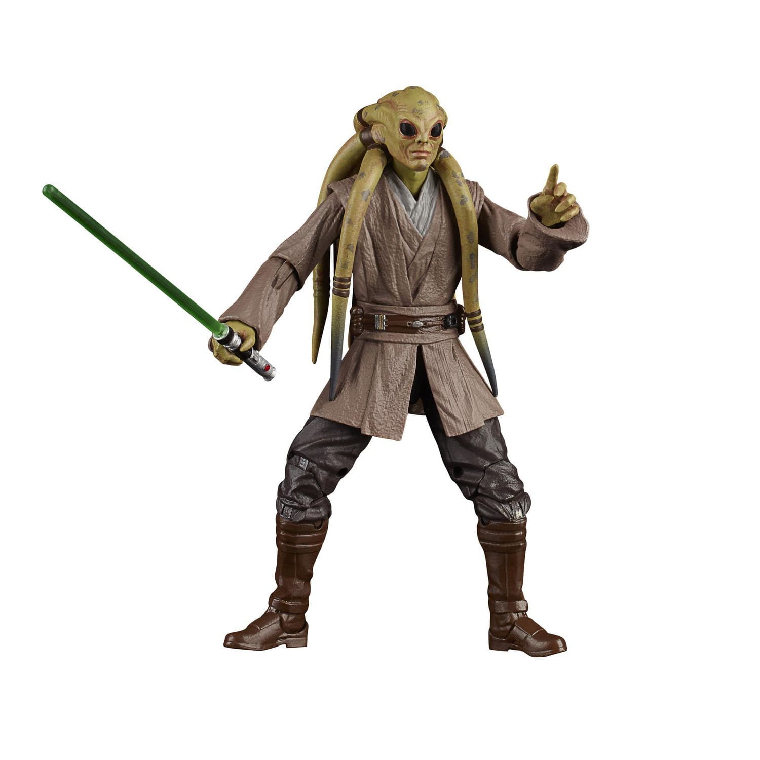Star Wars The Black Series Kit Fisto Toy 6-inch Scale Star Wars: The Clone Wars Collectible Action Figure, Toys for Kids Ages 4 and Up