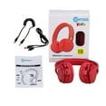 thumbnail image 3 of Contixo Kids Bluetooth Headphones, Wireless & Wired, Built-In Mic & SD Music Player, Cushioned Over Ear Design, iPhone, iPad, Android & Gaming Devices - Red, 3 of 11