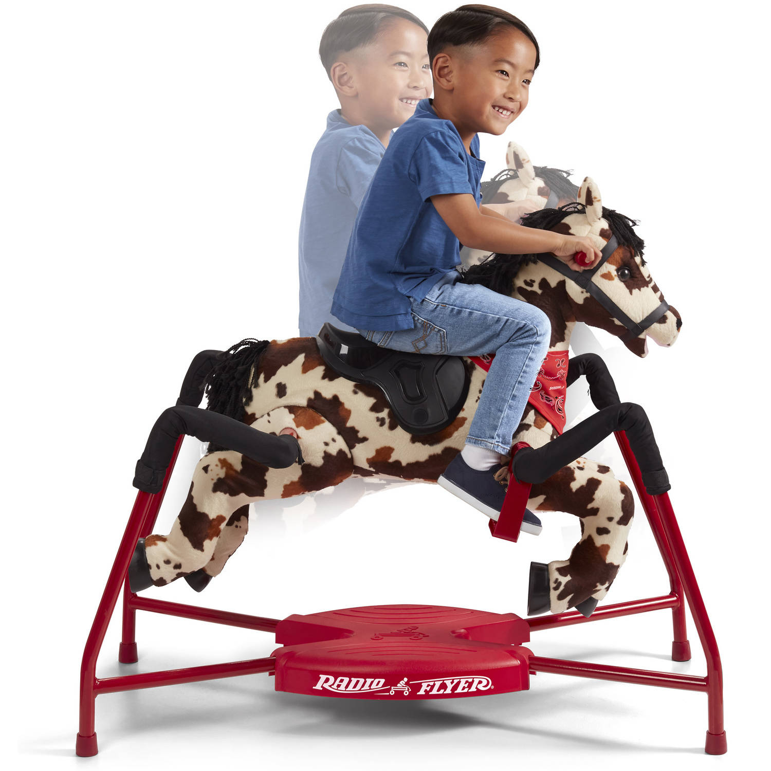 Radio Flyer Freckles Plush Interactive Riding Horse photo 3