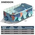 thumbnail image 4 of SLLINGLUO Foldable Swimming Pool, Large Non-inflatable Adults Kids Outdoor Pools, 116inch, 4 of 10