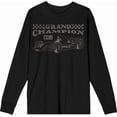 thumbnail image 4 of Formula One Grand Champion F1 Car Adult Black Crew Neck Long Sleeve Tee-Medium, 4 of 6