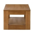 thumbnail image 4 of Plank+Beam 40" Modern Rectangular Coffee Table with Shelf, Solid Wood Table with Storage, 4 of 10