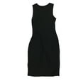 thumbnail image 2 of bar III Womens Runched Bodycon Dress, Black, Large, 2 of 2