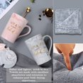 thumbnail image 4 of MMTX Gift Set for Men - Coffee Mugs with Soft Towel, Birthday Christmas Gifts for Dad, Husband, Brother, Friend, Coworkers - 13 oz Ceramic Coffee Cups with Spoon, Greeting Card, 4 of 7