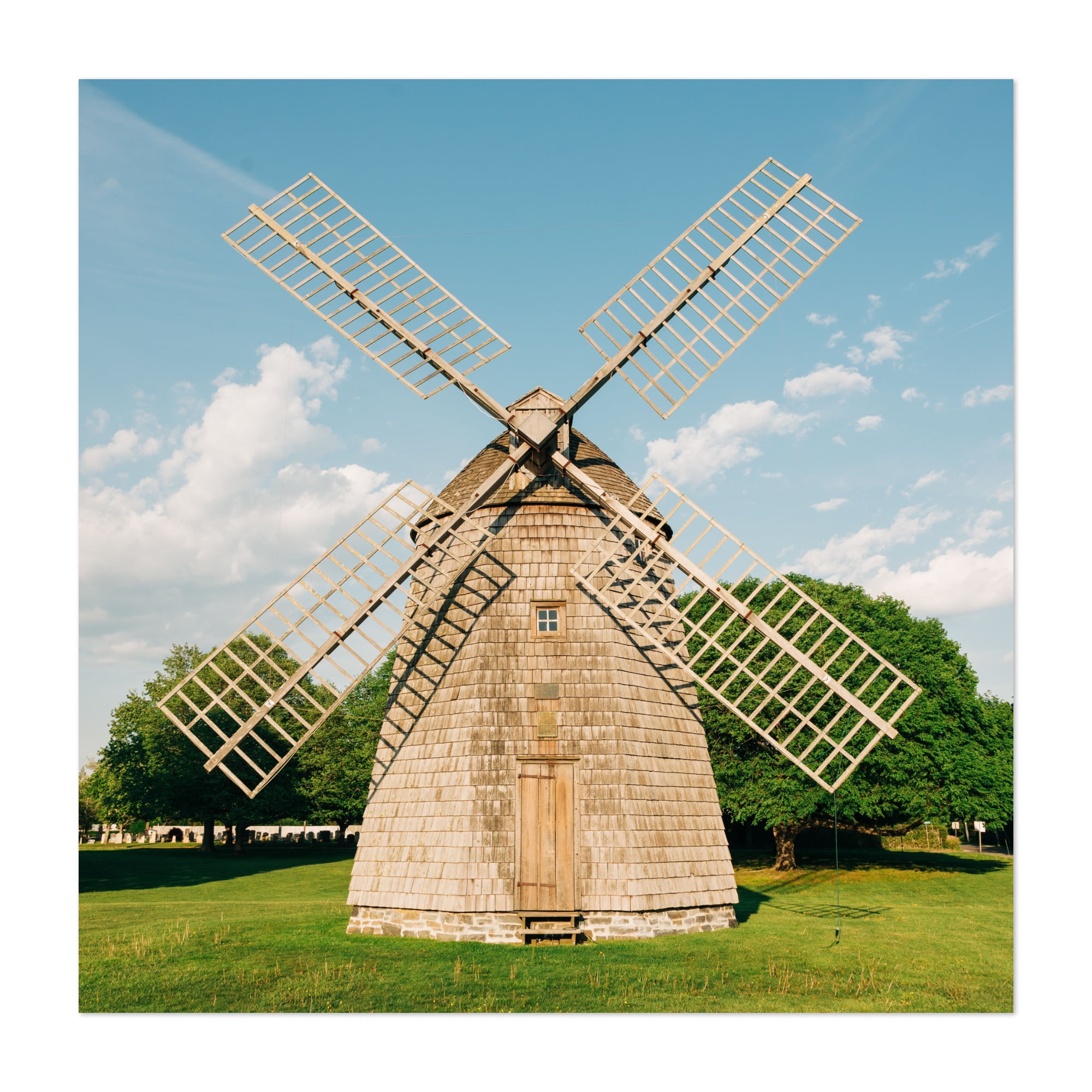 Colorful Windmill Background Wall Mural Photo Wallpaper GIANT DECOR Paper Poster