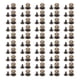 thumbnail image 2 of Juego de 50 remaches de metal con forma de monje redondo, con forma de cabeza redonda y tachuelas, calidad inigualable, 2 of 14