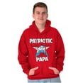 thumbnail image 4 of USA American Patriotic Papa Smurf Hoodie Hooded Sweatshirt Men Brisco Brands S, 4 of 6