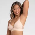 thumbnail image 2 of All.You. LIVELY Women's Stripe Mesh Bralette - Toasted Almond - Size Large, 2 of 3