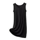 thumbnail image 2 of Camisón de poliéster para mujer, vestido informal holgado de verano, sin mangas, color liso, para casa, 2 of 5
