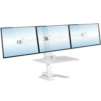 Motorized Sit-Stand Desk Converter for 3 Monitors