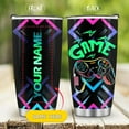 thumbnail image 2 of Personalized Gamer Tumbler Gifts, Video Gamer Gifts Ideas for Men Teen Boys Boyfriend, Gaming Gifts for Game Lovers, Custom Name Stainless Steel Tumbler 20oz, 2 of 6