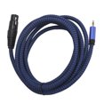 thumbnail image 4 of Cable De Micrófono, Rendimiento Aislante XLR A Cable De 1/8 Pulgadas 24AWG Baja Pérdida Para Estudio Para Actuación En Vivo Para Amantes De La Música, 4 of 8