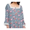 thumbnail image 5 of Moomaya Cotton A-Line Flared Sleepwear For Ladies WoMen's Nightdress, 5 of 6