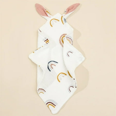 Newborn Baby Items Cotton Muslin Comforter Sleeping Dolls Blanket Soft Soothe Appease Towel for Baby Bibs Burp Cloths Infant 1