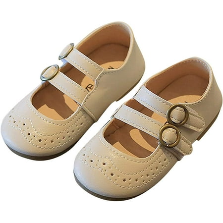 

QWZNDZGR Bridesmaids Shoes Glitter Ballet Flats Baby Girls Ballet Dress Shoes Mary Jane Flats Flower Girl Party School Shoes
