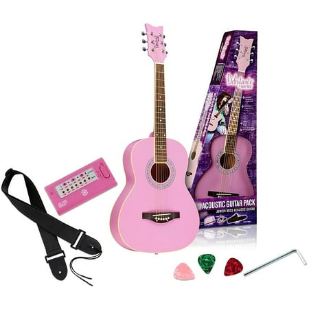 Bundle Debutante Junior Miss Acoustic Guitar Pack Popsicle Purple
