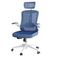 thumbnail image 3 of Ergonomic Office Chair, Home Office Desk Chair with Adjustable Headrest & Lumbar Support, Swivel High Back Computer Chair, Breathable Mesh Chair, PU Silent Wheels, Flip-Up Arms, 3 of 12