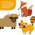 thumbnail image 4 of Decowall Ds12-8070N Alfabeto Animal Números Color Tiempo Niños Pegatinas de Pared Calcomanías Sala de Juegos Letras Decoración Dormitorio Abc Guardería Aula Niños Pequeños Aprendizaje Educativo Bebé A, 4 of 5