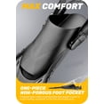 thumbnail image 6 of Swim Fins Travel Size Short Blade, Snorkeling Fins with Adjustable Buckles for Adult Men Women Kids Diving Flippers, 6 of 8
