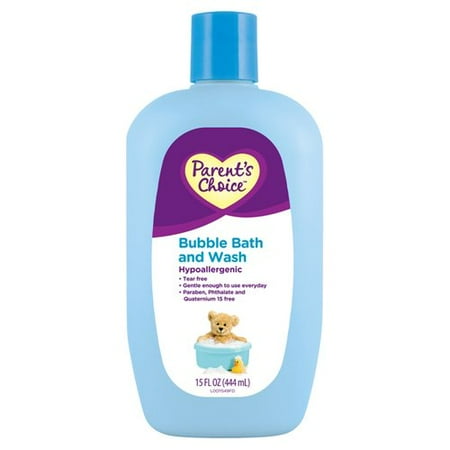 Parent's Choice Baby Bubble Bath & Wash, 15 Fl. Oz.