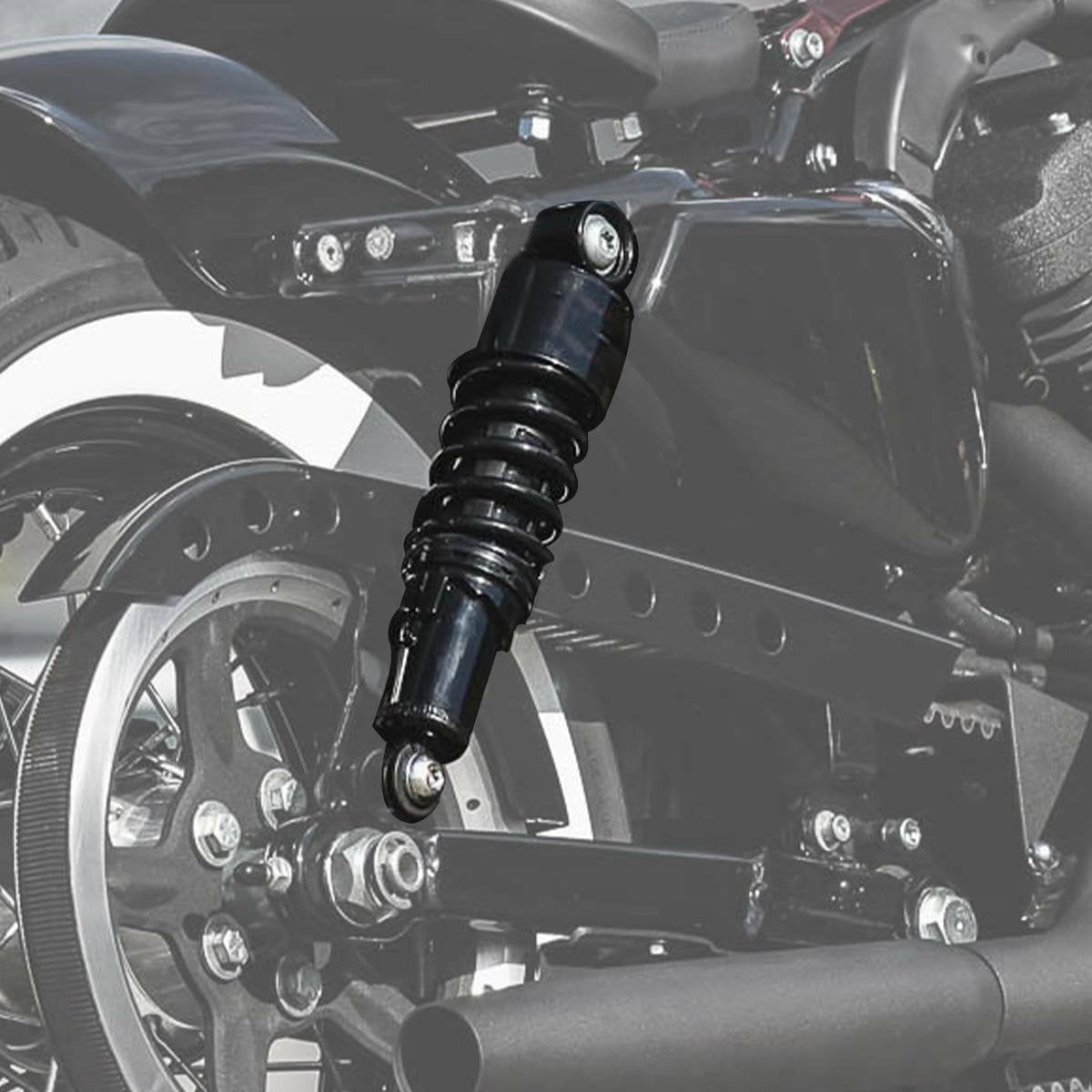 Geelife 10.5" Black Rear Shocks For Forty Eight Iron 883 Seventy Two 1200