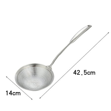 

Premium Fine Stainless Steel Mesh Colander with Hanging Hole for Kitchen Supplies