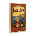thumbnail image 3 of Stupell Industries Cuba Libre Vintage Cocktail Gold Framed Floater Canvas Wall Art design by Andreas Magnusson, 31 x 21, 3 of 9