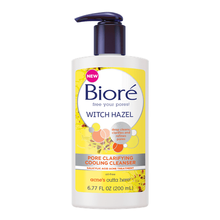 Biore Witch Hazel Pore Clarifying Cooling Cleanser 6.77
