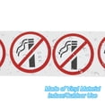thumbnail image 3 of Etiquetas adhesivas de advertencia Uxcell de 1" de diámetro, pegatinas de no fumar, paquete de 1000, 3 of 7