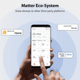 thumbnail image 2 of Tuya Matter Thread Door Window Sensor USB Powered Smart Home Smart Door Sensor Alarm for Home Security&Automation, 2 of 7
