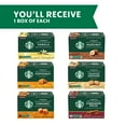 thumbnail image 3 of Starbucks K-Cup Coffee Pods—Flavored Coffee—Variety Pack For Keurig Brewers—Naturally Flavored—100% Arabica—6 Boxes (60 Pods Total), 3 of 3