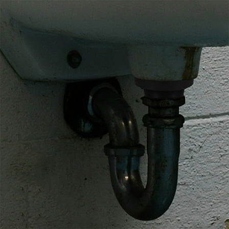 Raindrops Black Rubber Toilet Repair Flange Seal Leak-Proof Urinal Fittings Replacement 1 Pack