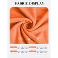 thumbnail image 3 of SWQZVT Womens Tops T Shirts for Summer Clothes Short Sleeve Ladies Crew Neck Blouses Tee Colorblock Clothing Pullover Orange XL, 3 of 9