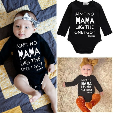 

Newborn Infant Baby Boys Girls Clothes Long Sleeve Romper Jumpsuit Outfits Set